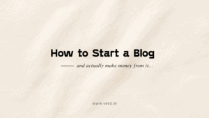 How to Start a Blog