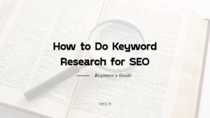 How to Do Keyword Research for SEO